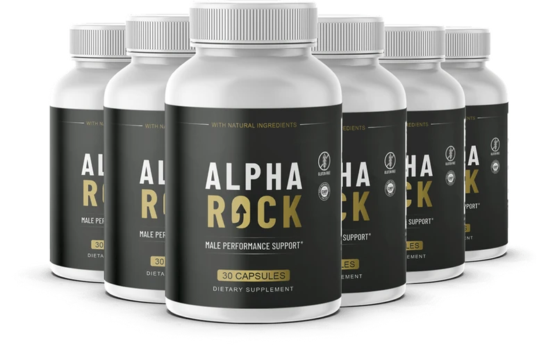 Alpha Rock six bottle package, 180-day supply